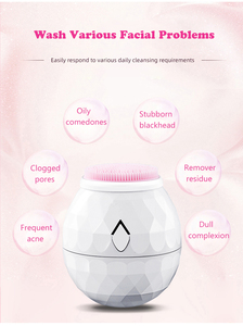 Belleza instrumento <span class=keywords><strong>2</strong></span> <span class=keywords><strong>en</strong></span> 1 eléctrico a prueba de <span class=keywords><strong>Sonic</strong></span> cepillo de limpieza Facial - Product Image 3