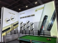 Queue de billard en fibre de carbone 2 pièces de 58 pouces avec incrustation en bois Burr, enveloppe en similicuir, joint radial, pour snooker et billard, 19 oz, pointe de 12,4 mm