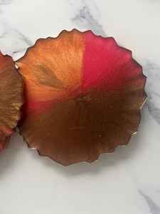 Posavasos de Resina Hecho a Mano con Diseño Artístico, Material de Primera Calidad y Aspecto Elegante, Ideal para Mesas de Centro - Product Image 6