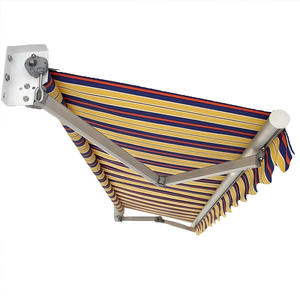 Toldo plegable retráctil mano reforzada contracción balcón toldo paraguas patio <span class=keywords><strong>portal</strong></span> exterior - Product Image 1