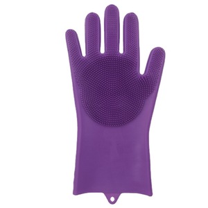 Gants de nettoyage en silicone JINLI, imperméables, résistants à la chaleur, pour le bain et le massage des animaux domestiques, pour usage domestique - Product Image 5