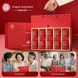 {Otentik Tongrentang Brand}Tonify qi dan memelihara darah manis dan lezat gula rendah abu keledai-menyembunyikan kue Gelatin 300g - Product Image 1
