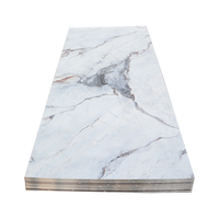 Plaques adhésives de vente chaude de 3mm pour le panneau d'intérieur léger de PVC du marbre 4x8 de PVC de salon