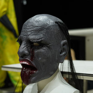 Maschera completa in lattice Zombie per adulti dettagliata Costume Horror - Product Image 5