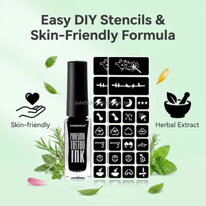 Kit de Tinta para <span class=keywords><strong>Tatuajes</strong></span> con Perfume de Larga Duración (15 Días), Plantillas Huecas, Adhesivo para <span class=keywords><strong>Tatuajes</strong></span> Temporales con Aroma, Amigable con la Piel, para Mujeres y Hombres - Product Image 1