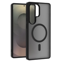 Étui de téléphone magnétique mat translucide Protection solide contre les chocs Étuis de téléphone