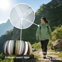 Ruban d'étanchéité à trois couches GAOXIN, activé par la chaleur, imperméable, pour veste d'extérieur, combinaison de ski, accessoires de vêtement 3L