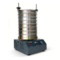 Máquina Agitadora de Tamices de Laboratorio Eléctrica para Análisis de Tamaño de Partículas, Tiempo y Amplitud Ajustables, para Suelo y Agregados