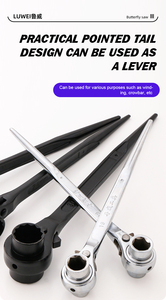 Chiave a Cricchetto a Doppia Testa Professionale per Ponteggi, Chiave a Bussola a Doppia Testa - Product Image 3