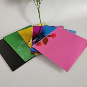 Láminas de Espejo Acrílico de Color Autoadhesivas de 8x8 Pulgadas, Ecológicas, Irrompibles, sin Marco, Decorativas para el Hogar, DIY - Product Image 5