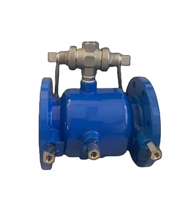 Vanne de réduction de pression hydraulique de type pilote manuel utilisée pour contrôler le débit moyen dans les conduites d'eau. - Product Image 2