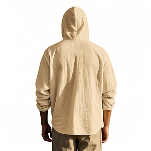 <span class=keywords><strong>Chemise</strong></span> <span class=keywords><strong>Homme</strong></span> Décontractée Sportive Tendance en Coton Couleur Unie – Nouveauté Été 2026 – Meilleures Ventes Europe et Amérique - Product Image 1