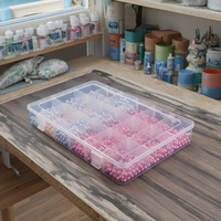 Boîte de rangement en plastique personnalisable transparente de haute qualité pour l'organisation de la maison