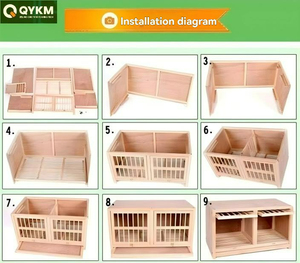 2025 Hot Bán Lớn Rắn Gỗ Chim Bồ Câu Chăn Nuôi Lồng Dễ Dàng Làm Sạch Tổ Hộp Ghép Nối Chuồng Cho Ngoài Trời Trong Nhà Chim Giữ - Product Image 2