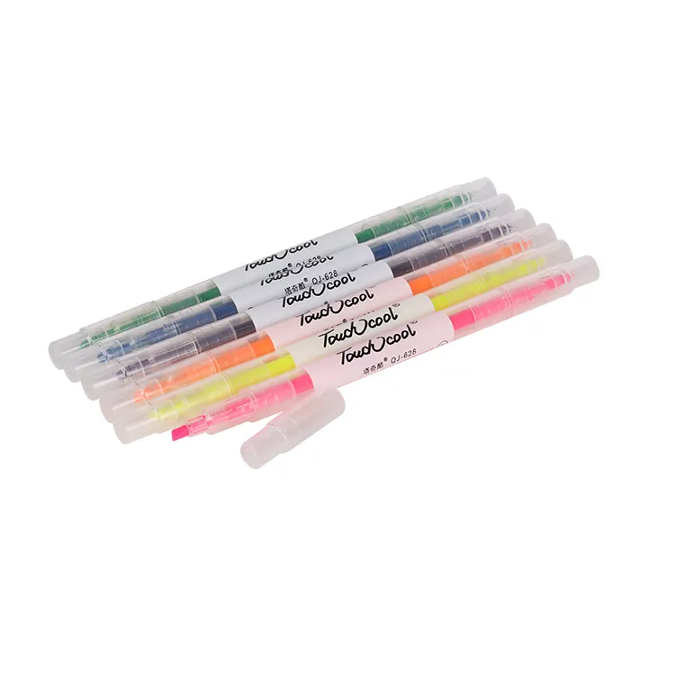 Eco-Friendly Professional 6 Colors Economical Practical 3MM Fluorescent Glitter Paint Art Marker Pen For Writing