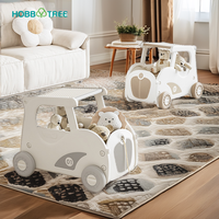 Marche-bébé multifonctionnel pour enfants, jouet d'apprentissage de la marche avec table de construction, poussette réglable
