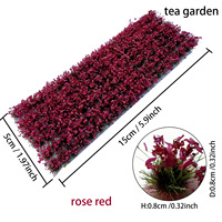 Lot de 120 grappes de plantes en touffes de 8 mm pour maquettes HO et N, idéal pour jardins à thé, modèles ferroviaires et terrains DIY