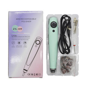 Lime à ongles électrique portable de petite taille pour la maison, outil de manucure avec dissolvant de cuticules, polisseur à ongles - Product Image 3