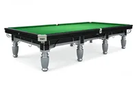 Table de billard snooker anglaise professionnelle en bois massif avec plateau en ardoise, taille standard 12 pieds, coussinets en acier, pour tournoi, en gros, à vendre
