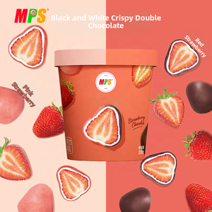 MPS Framboises congelées en chocolat blanc et noir Fourniture OEM en vrac Collations à la crème glacée au chocolat de qualité supérieure - Product Image 4