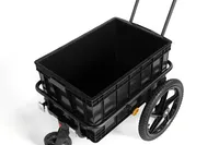 Remorque de vélo universelle Sepnine 20316N pour transport de marchandises, chariot de voyage, chariot remorquable pour animaux de compagnie, camping en plein air, pique-nique - Expédition UE
