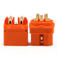 Amass XT60I XT60IPW Steckverbinder mit Signalpin, Rechteckiger Horizontaler Vergoldeter Stecker für UAV-Stromversorgung, Direkter OEM-Service ab Werk