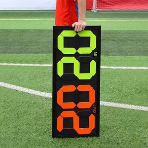 Tabellone Portatile a Doppia Faccia per Sostituzioni Arbitro Calcio, Manuale, Display a 4 Cifre per Cambio Giocatori - Product Image 4