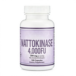 อาหารเสริมนัตโตคิเนส OEM/ODM 4,000 <span class=keywords><strong>FU</strong></span> <span class=keywords><strong>60</strong></span> แคปซูล เอนไซม์ระบบไหลเวียนโลหิตเพื่อสุขภาพหัวใจและหลอดเลือด - Product Image 1
