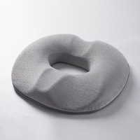 Coussin de siège lombaire portable en mousse à mémoire de forme souple et personnalisable Coussinets correcteurs ergonomiques pour chaise de bureau Conception creuse pour fesses