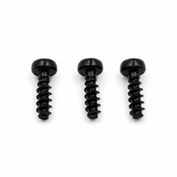 Vis autotaraudeuse Torx noire à tête bouton, couple élevé, filetage grossier, pointe acérée, fixation personnalisée pour assemblage de panneaux
