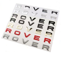 Emblème 3D de style lettre pour capot moteur, pare-chocs arrière et coffre à bagages, compatible avec les logos anglais Land Rover Range Rover