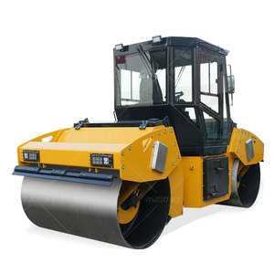 Rouleau vibratoire Raygo à double tambour, 8 tonnes, conception compacte, construction routière - Product Image 1
