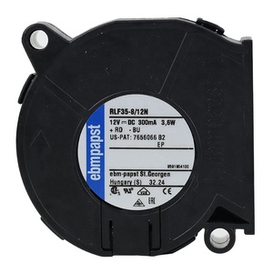 Ventilador Centrífugo Mini DC eBm-papst RLF35-8/12N 24V 51*51*15mm, Ventilador de Enfriamiento de Curva Directa para Equipos Industriales - Product Image 1
