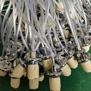 Portalámparas de Cerámica <span class=keywords><strong>con</strong></span> <span class=keywords><strong>Rosca</strong></span> Externa <span class=keywords><strong>G9</strong></span>, Soporte Colgante para Techo, Base para Lámpara - Product Image 4