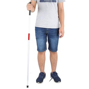 Bastones Plegables para Ciegos, Bastón Plegable para Caminar para Personas Ciegas, Bastones <span class=keywords><strong>Blancos</strong></span> Retráctiles para Ciegos - Product Image 2