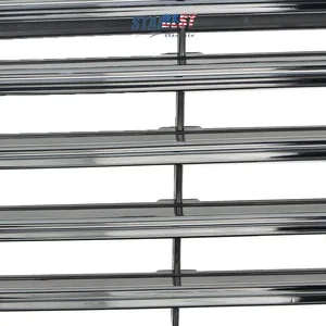 Grille supérieure avant pour pare-chocs chromé style électroplaqué 2017 2018 - Product Image 4