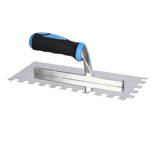 Truelle à béton multi-mains Outils de plâtrage en acier inoxydable pour la construction professionnelle Truelles à plâtre crantées Truelles à dents - Product Image 4