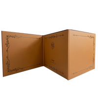 Layar Master Permainan Papan Kustom 3 Panel Lipat untuk Permainan Peran Meja