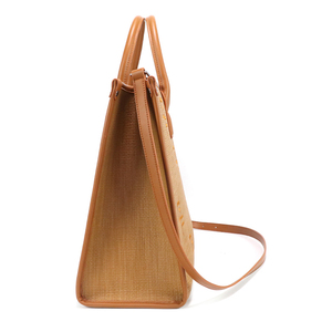 Bolso Tote de Gran Capacidad para Mujer, con Logotipo Personalizado, a la Moda, con Letra Bordada y Decoración en Relieve, Bolso Bandolera - Product Image 5