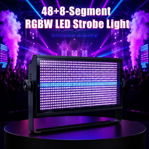 Luz Estroboscópica LED <span class=keywords><strong>de</strong></span> 48+8 Segmentos, Luces <span class=keywords><strong>DJ</strong></span> RGBWA DMX512, Súper Brillante, Efecto <span class=keywords><strong>de</strong></span> Persecución <span class=keywords><strong>de</strong></span> Píxeles, <span class=keywords><strong>para</strong></span> Discotecas, Bares, KTV, Escenarios, Fábricas - Product Image 2
