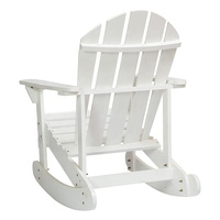 Chaises professionnelles d'extérieur en bois avec dossier pour patio et jardin Chaise adirondack