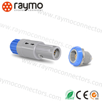 Conector Circular de Plástico con Bloqueo Automático Push-Pull para Carcasa de PC
