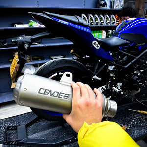 Tubo de Escape Completo de Alto Rendimiento de Aleación de Titanio para Yamaha YZF-R25/R3/<span class=keywords><strong>MT03</strong></span> <span class=keywords><strong>2015</strong></span>-2024 - Product Image 1