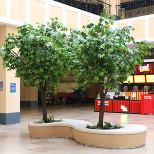 Platane artificielle de grande taille, résistante aux UV, avec des feuilles au toucher réaliste pour la décoration intérieure, extérieure, de la maison, de l'hôtel, du centre commercial, du paysage - Product Image 5