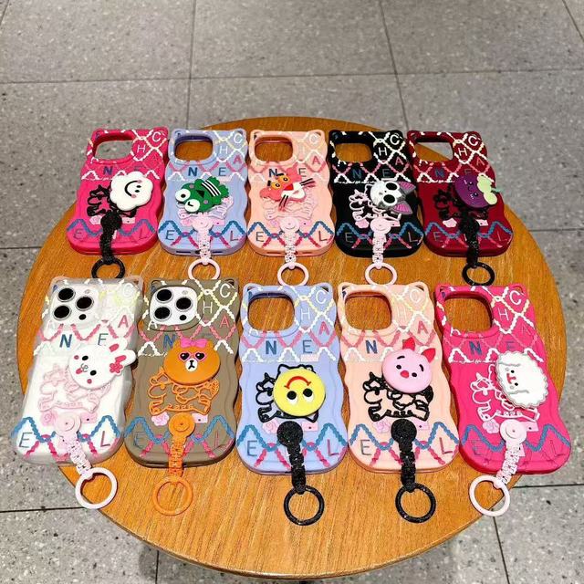 Cute Cartoon Cat-Ear Ring Holder Compatible with for Honor 400/X9 Silicone Gel Shockproof Mobile Phone Case with Floral Print