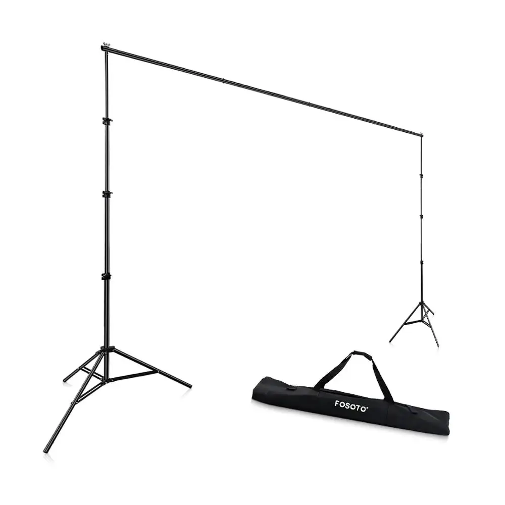 USA FREE SHIPPING FOSOTO ZZ00-E11 Adjustable Photography Backdrop Support System Kit Equipment for Video Studio Photographic Acc
