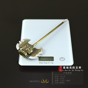 Réplica de Arma de Metal del Juego <span class=keywords><strong>Elden</strong></span> <span class=keywords><strong>Ring</strong></span>, Hacha de Godrick de 23 cm, Accesorio de Espada, Adorno, Juguete de Cosplay, Llavero, Regalo para Niños - Product Image 2
