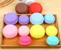 Boîte à bonbons en plastique en forme de macaron en gros, boîte à cadeaux pour fête de mariage, boîte à cadeaux pour macarons, boîte de rangement pour bonbons