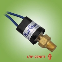 Kontrol Pompa Otomatis Sensor Saklar Kedekatan Induktif Tekanan Air Rendah/Tinggi untuk HVAC Pendingin Udara 250VAC 6A Satu Tahun