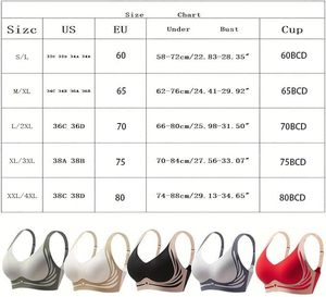 Kadın hiçbir balenli tam kapsama yumuşak kablosuz günlük destek sutyen ayarlanabilir askıları ile nefes dikişsiz Push up sütyen - Product Image 5